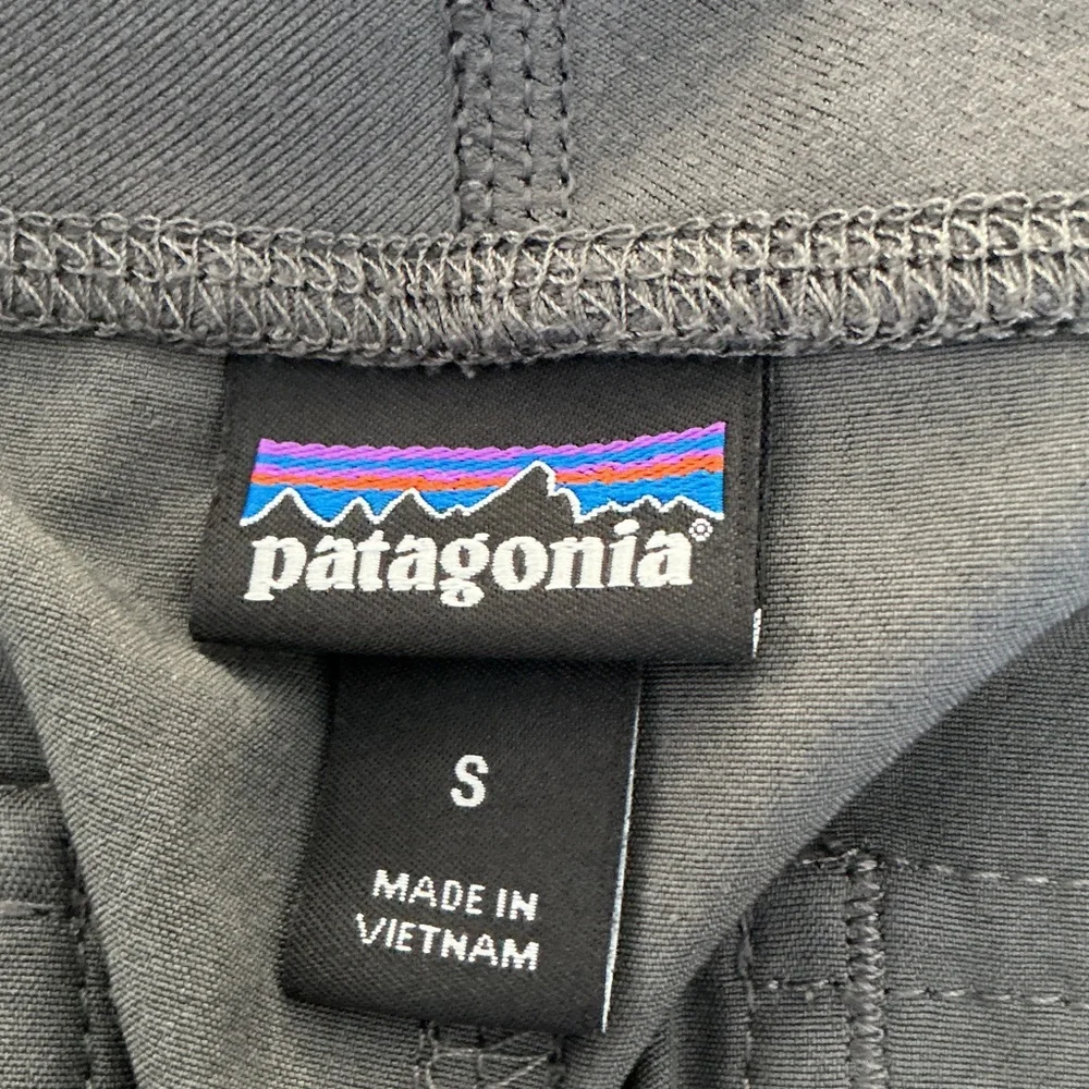 Patagonia Womens Grey Stretch Waist High Rise Pocket Hiking Shorts Size Small - Picture 7 of 9